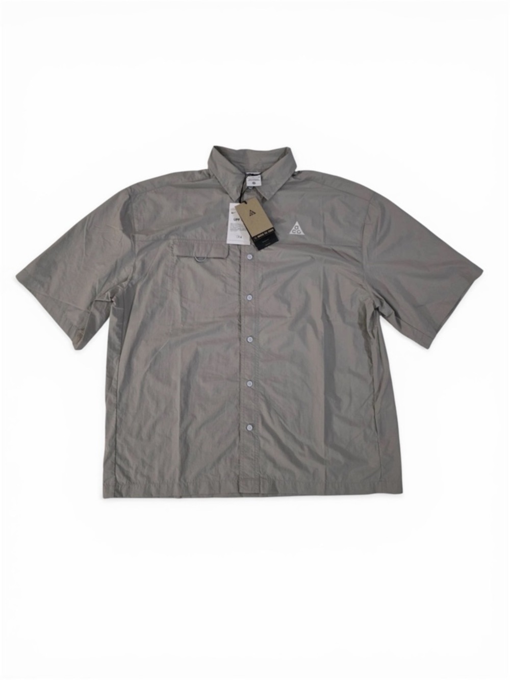 Men Small NWT Nike ACG Orb Weaver UV Repel Short Sleeve Shirt HJ2883-009 $110